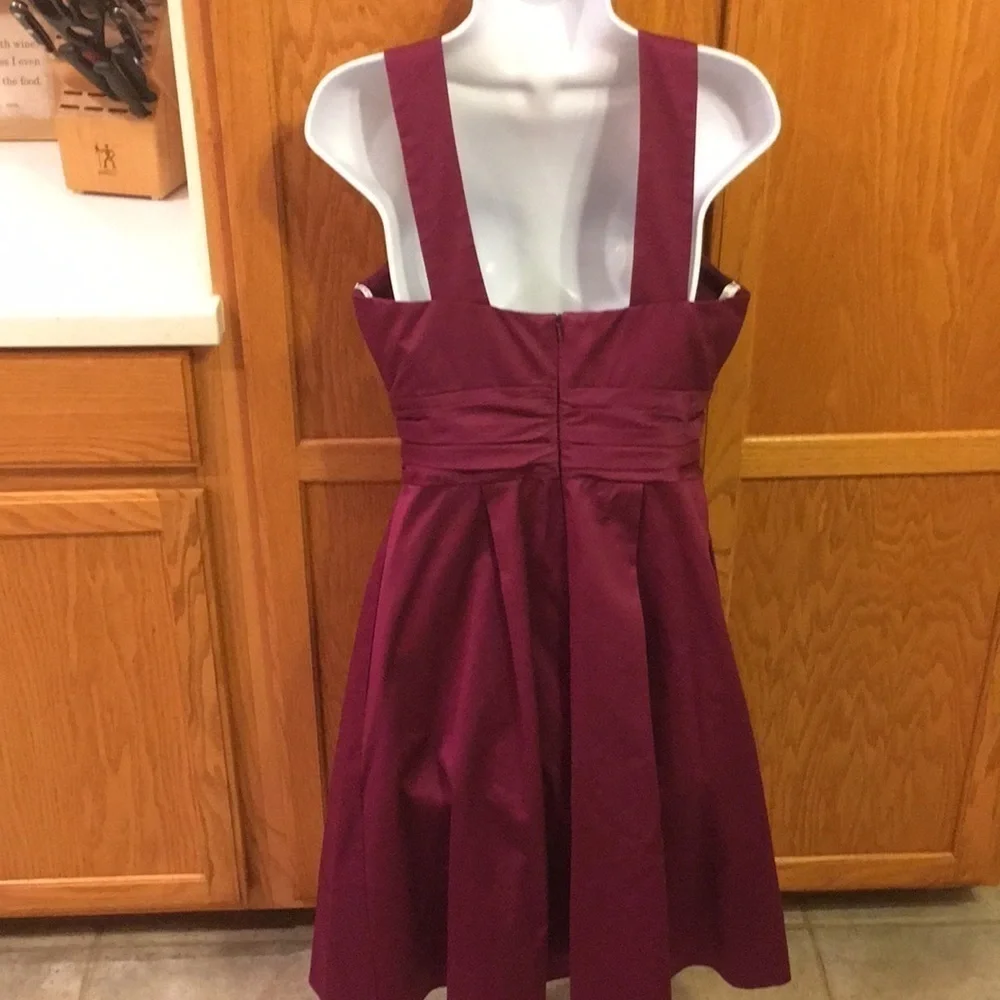 David’s Bridal Bridesmaid Dress Size 6 Not Altered Pockets Lined Soft Cotton